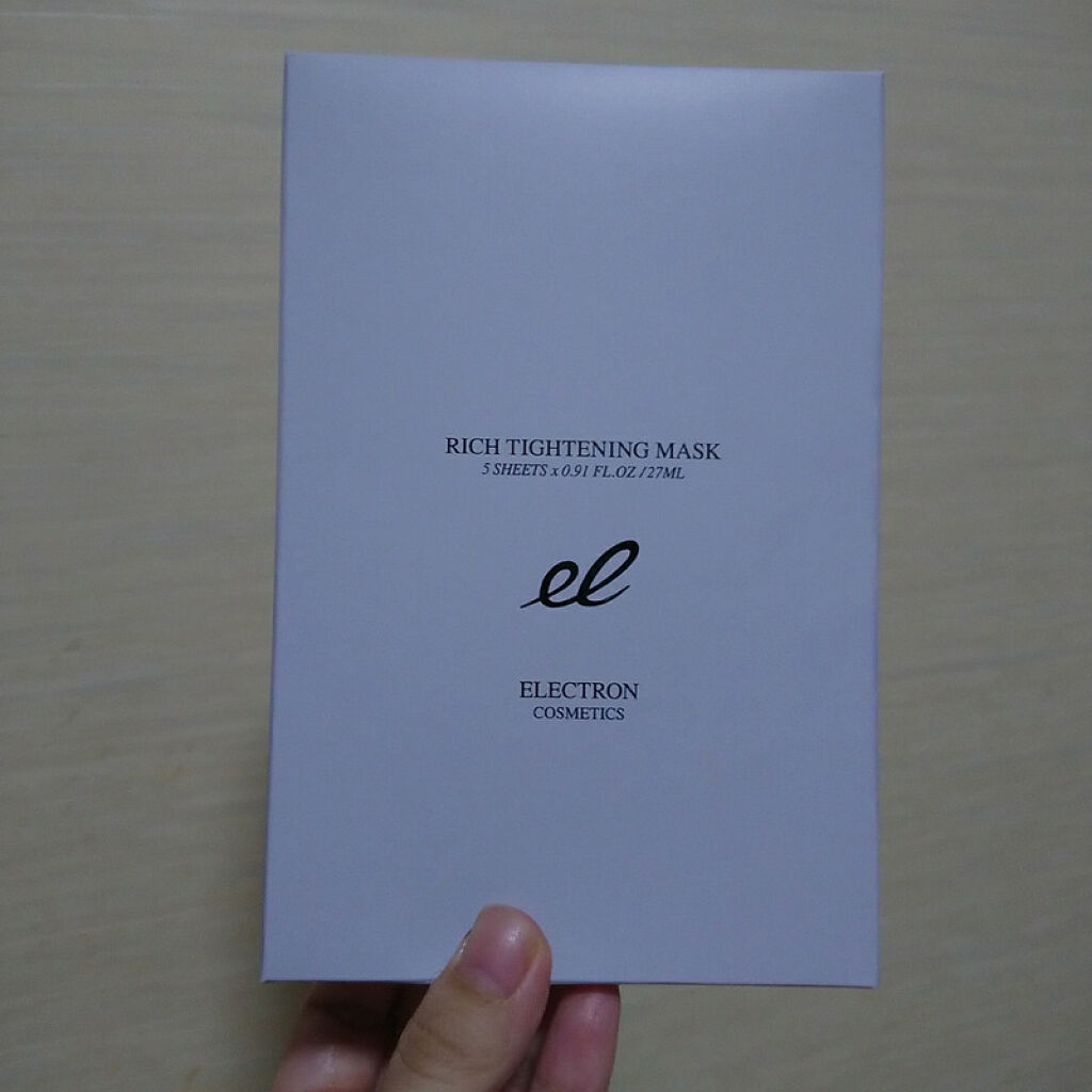  リッチタイトニングマスク/ELECTRON/シートマスク・パックを使ったクチコミ（1枚目）