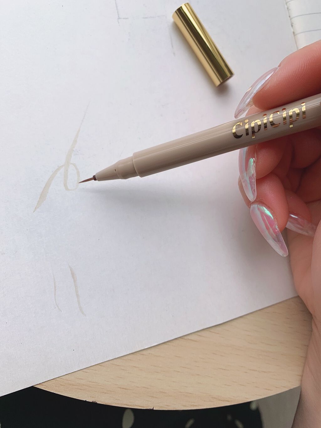 シークレットキワミライナー R/CipiCipi/リキッドアイライナーを使ったクチコミ（2枚目）