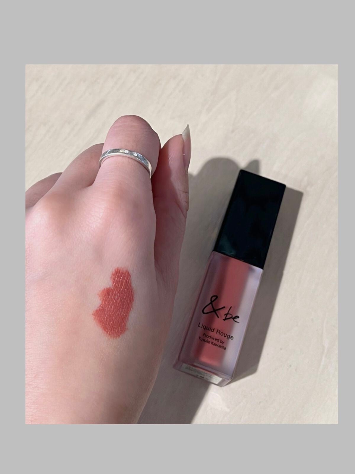 &be リキッドルージュ/&be/口紅を使ったクチコミ(2枚目)