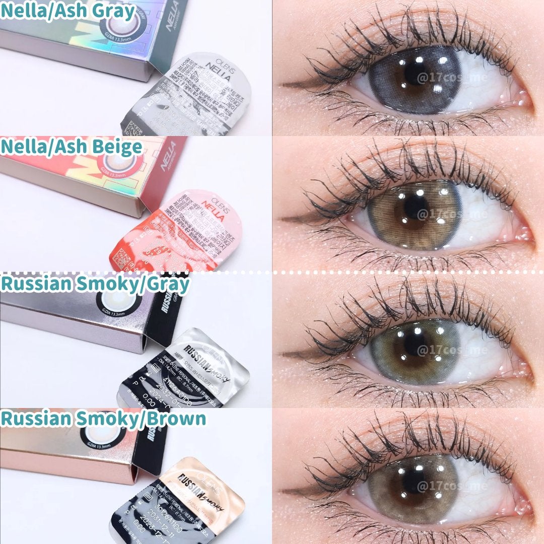 ロシアンスモーキー/OLENS/カラーコンタクトレンズを使ったクチコミ(2枚目)