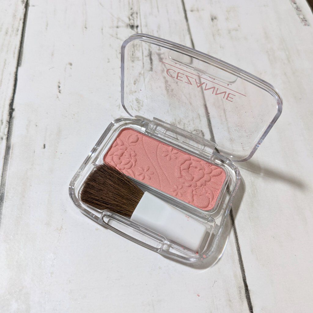 ナチュラル チークN/CEZANNE/パウダーチークを使ったクチコミ（2枚目）