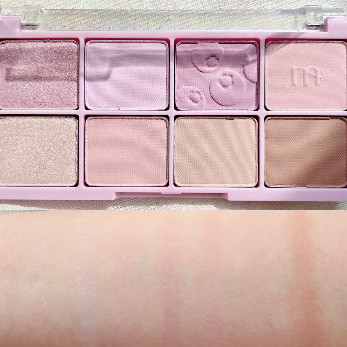 ビーマイスウィートデザートハウスパレット 06 Blueberry Cheese/Milk Touch/アイシャドウパレットを使ったクチコミ（3枚目）