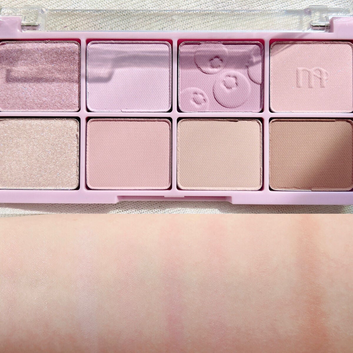 ビーマイスウィートデザートハウスパレット/Milk Touch/アイシャドウパレットを使ったクチコミ(3枚目)
