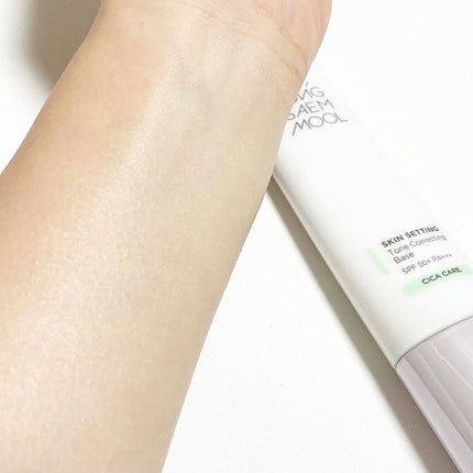 スキンセッティング トーンコレクティング ベース/JUNG SAEM MOOL/化粧下地を使ったクチコミ(4枚目)