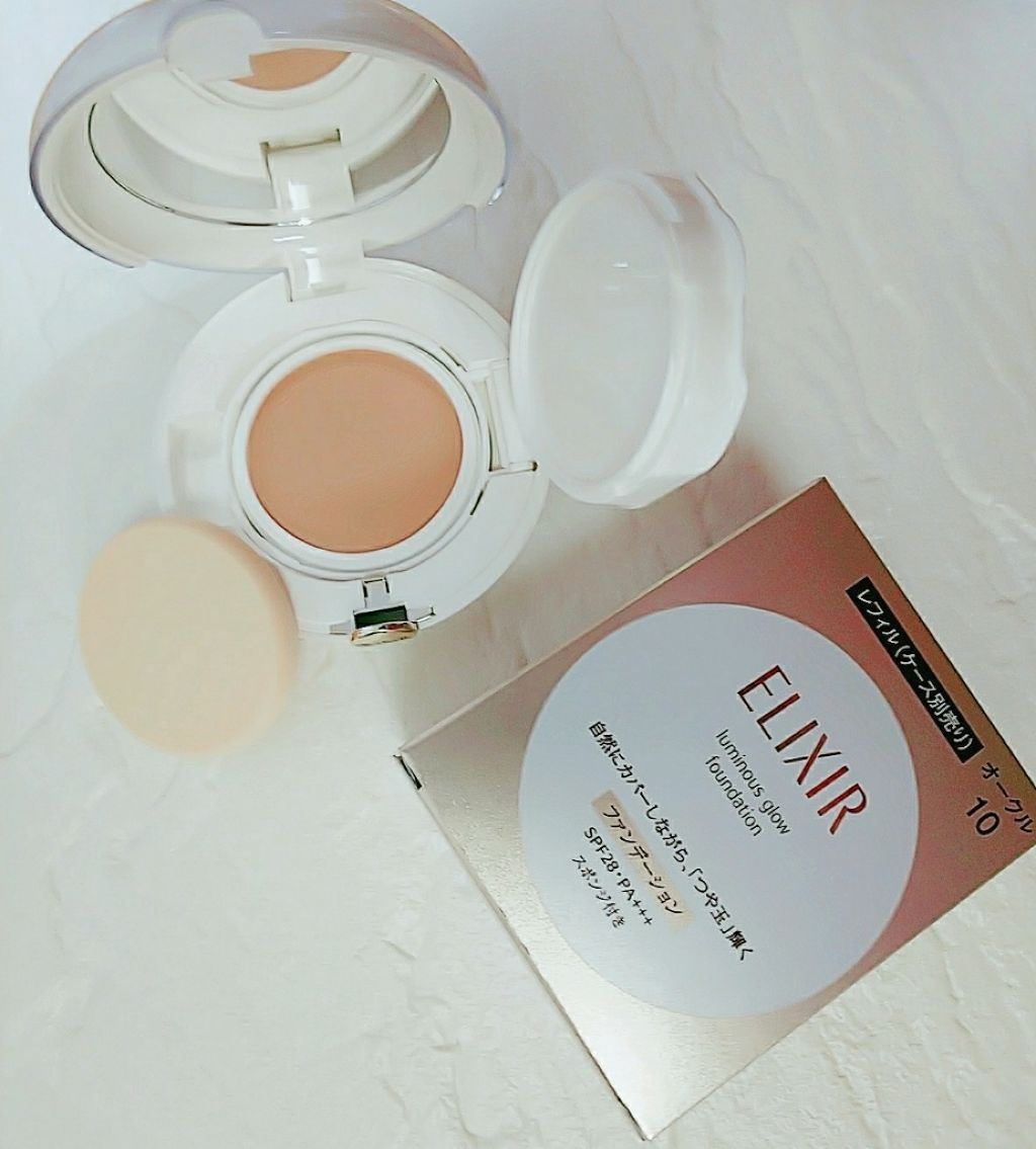 エリクシール シュペリエル つや玉ファンデーション/エリクシール/クリーム・エマルジョンファンデーションを使ったクチコミ（1枚目）