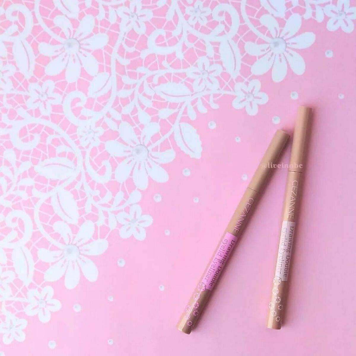 描くふたえアイライナー/CEZANNE/リキッドアイライナーを使ったクチコミ（2枚目）