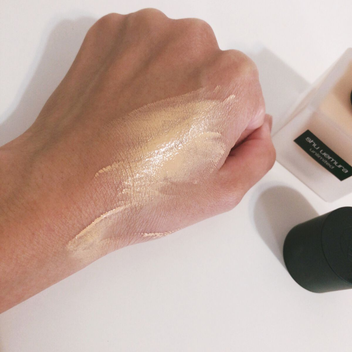 （旧）アンリミテッド ラスティング フルイド/shu uemura/リキッドファンデーションを使ったクチコミ（3枚目）