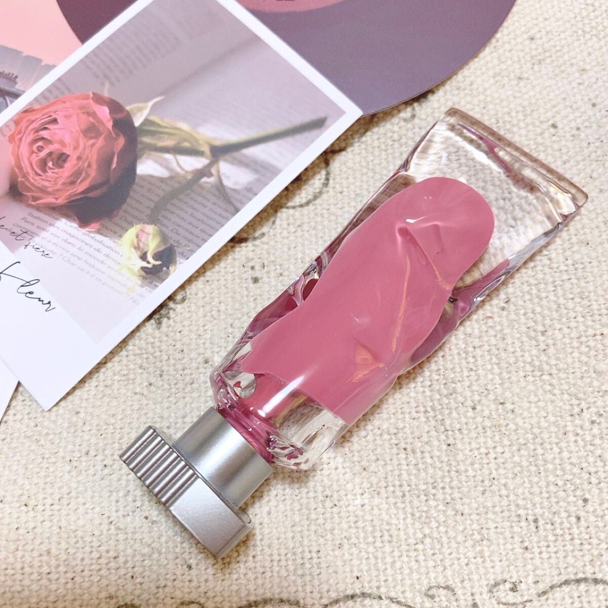 オブジェリキッド/MUZIGAE MANSION/口紅を使ったクチコミ(3枚目)