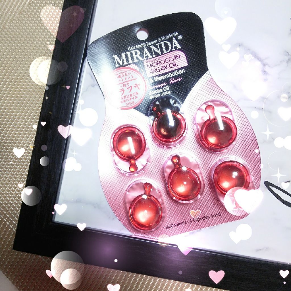 ヘアビタミン デイリーケアヘアオイル/MIRANDA/ヘアオイルを使ったクチコミ（1枚目）