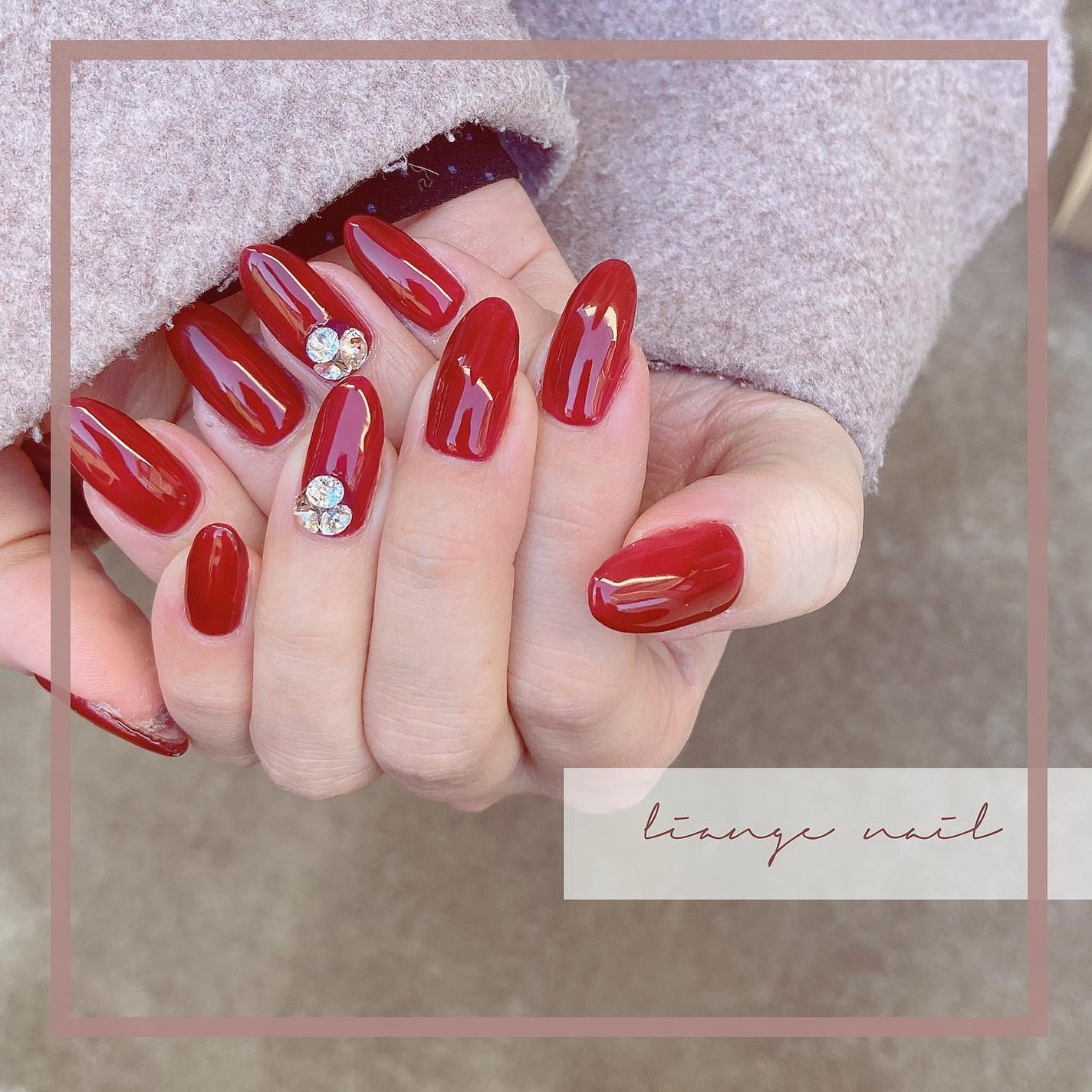 Yuki on LIPS 「.simple❤︎.....Liangenail《リアンジェ..」(1枚目)