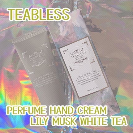 パフュームハンドクリーム リリームスクホワイトティーの香り/TEABLESS/ハンドクリームを使ったクチコミ(1枚目)