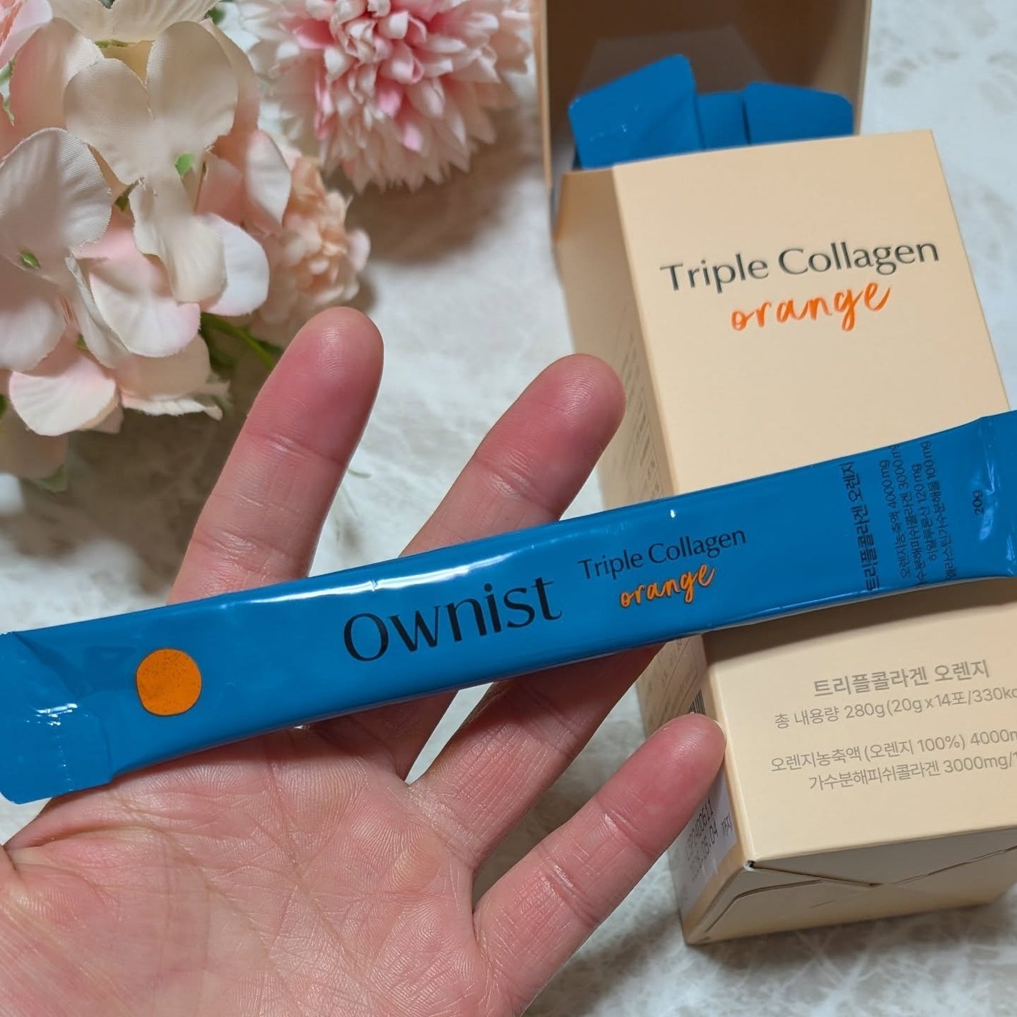 トリプルコラーゲン オレンジ/Ownist/美容サプリメントを使ったクチコミ(3枚目)