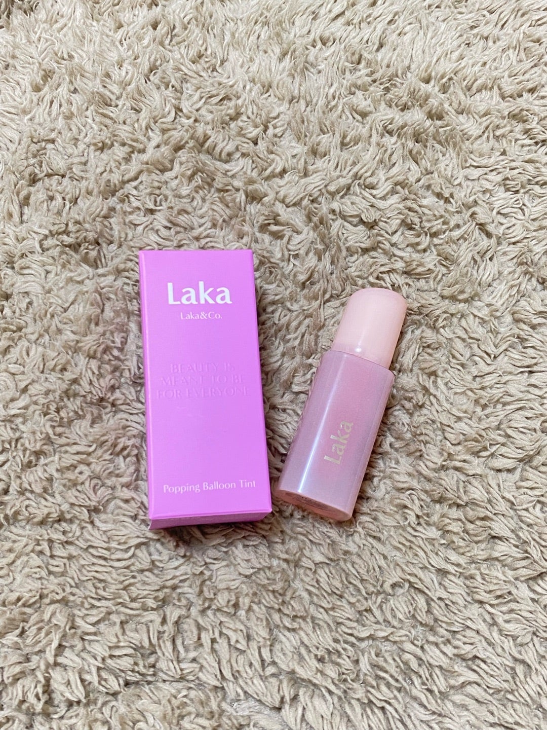 ポッピングバルーンティント/Laka/リップティントを使ったクチコミ(2枚目)