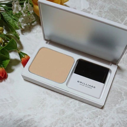 パウダリーファンデーション ソフトシャイニー/ブリリアージュ/パウダーファンデーションを使ったクチコミ(4枚目)