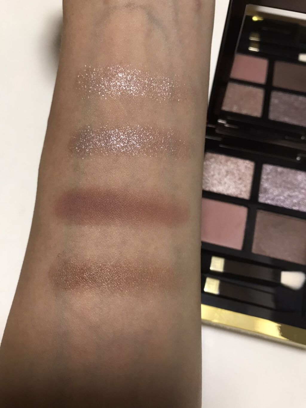 アイ カラー クォード 27 メテオリック/TOM FORD BEAUTY/アイシャドウパレットを使ったクチコミ（2枚目）