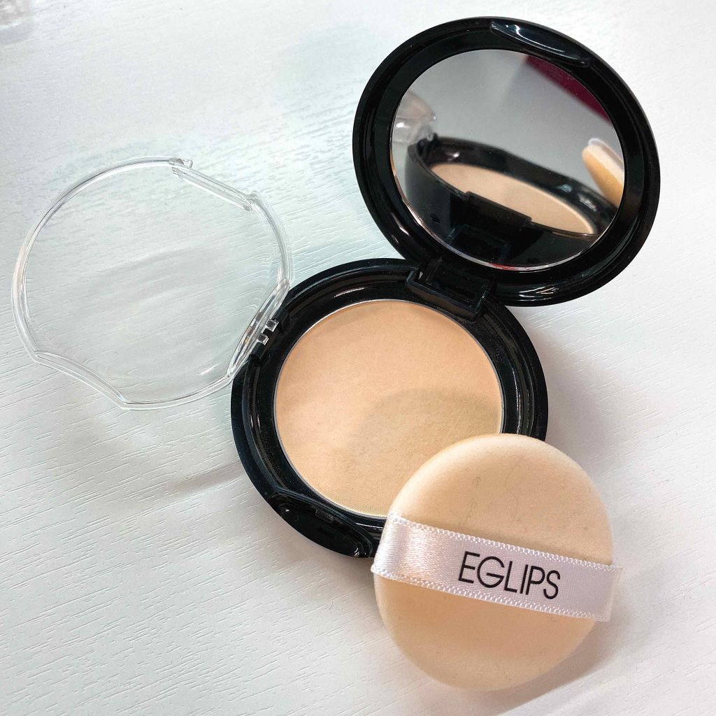 ブラーパウダーパクト/EGLIPS/パウダーファンデーションを使ったクチコミ(2枚目)