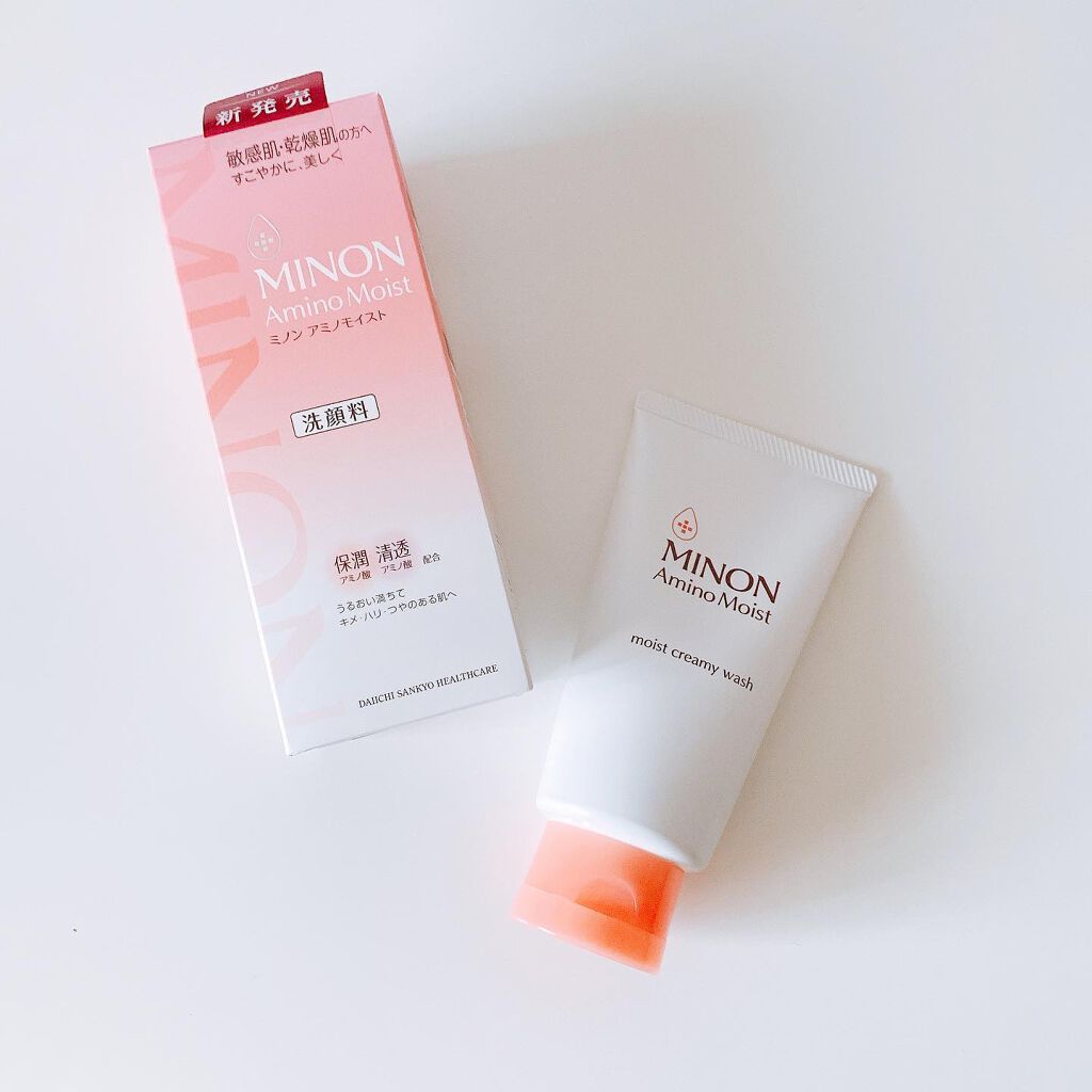 アミノモイスト モイストクリーミィ ウォッシュ/ミノン/洗顔フォームを使ったクチコミ（1枚目）