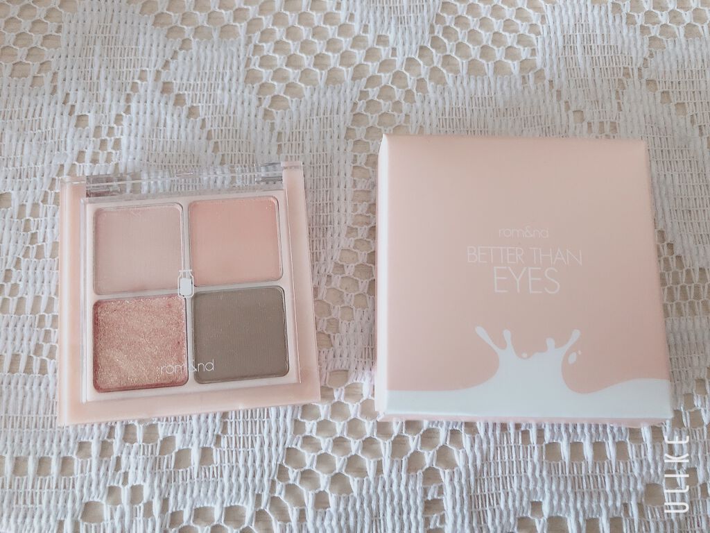 ベターザンアイズ ミルクシリーズ/rom&nd/アイシャドウパレットを使ったクチコミ（1枚目）