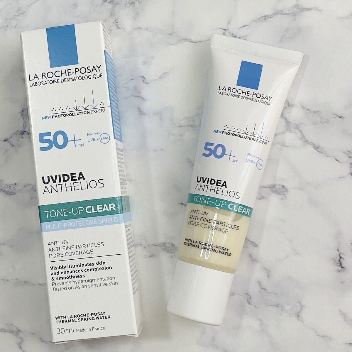 UVイデア XL プロテクショントーンアップ クリア/ラ ロッシュ ポゼ/化粧下地を使ったクチコミ（2枚目）