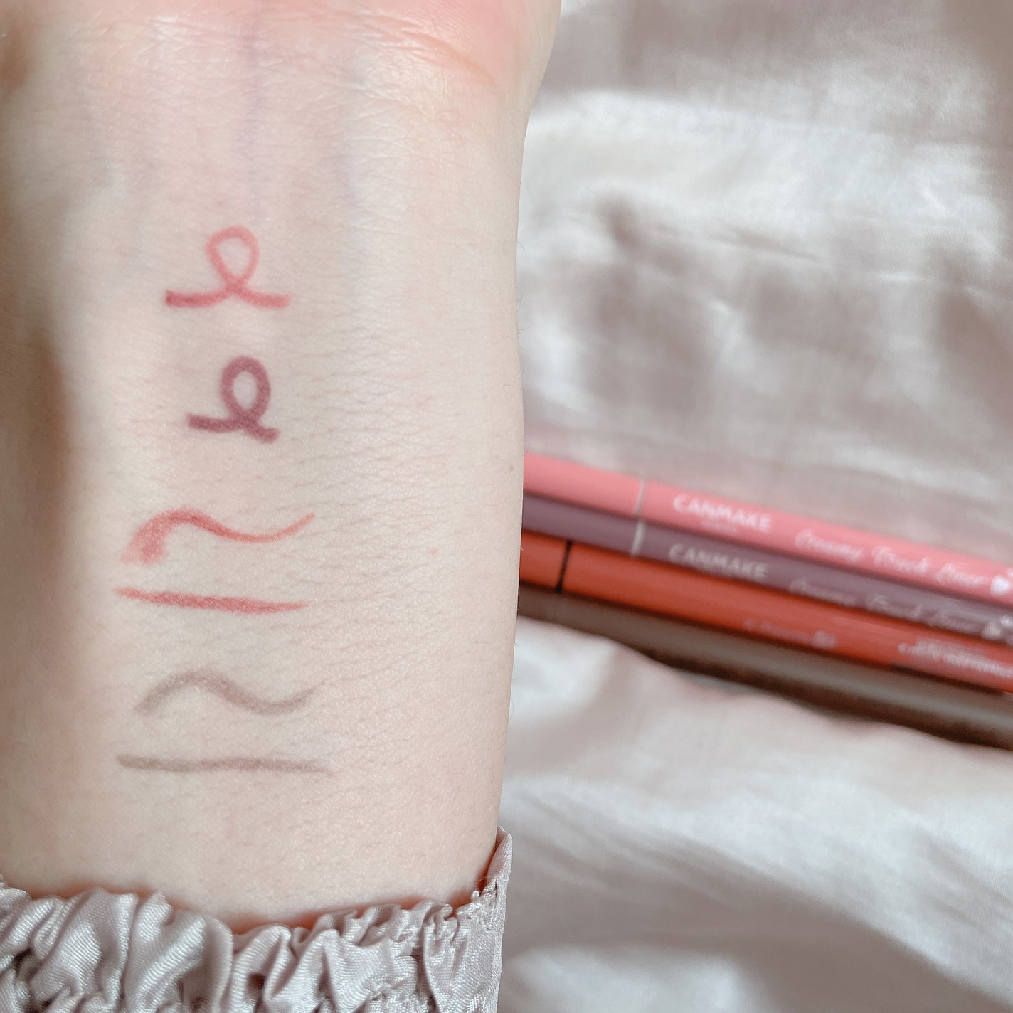 クリーミータッチライナー/キャンメイク/ジェルアイライナーを使ったクチコミ(4枚目)