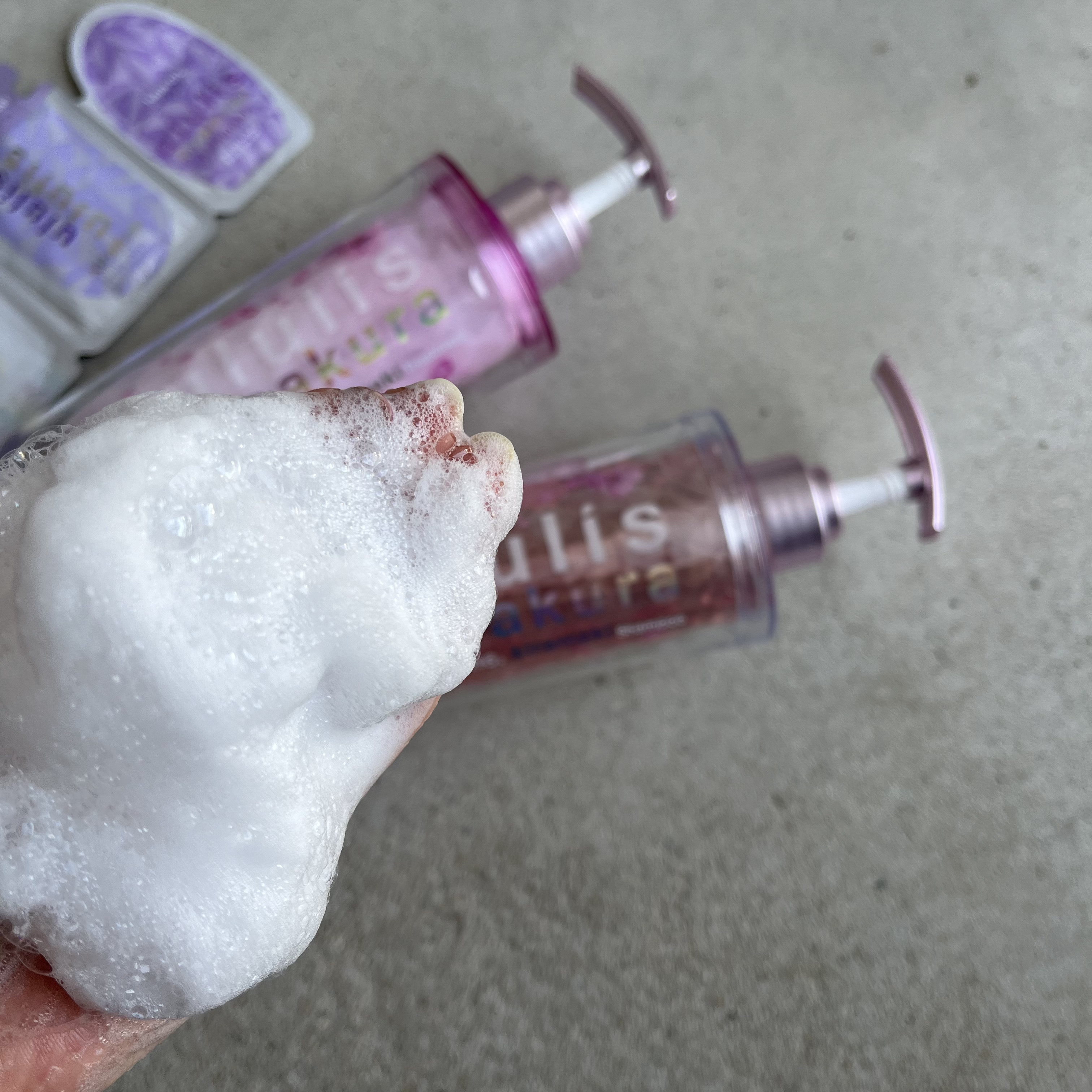 ウォーターコンク モイスト シャンプー（桜ver.)/ヘアトリートメント(桜ver.) シャンプー340ml/ululis/市販シャンプーを使ったクチコミ（3枚目）