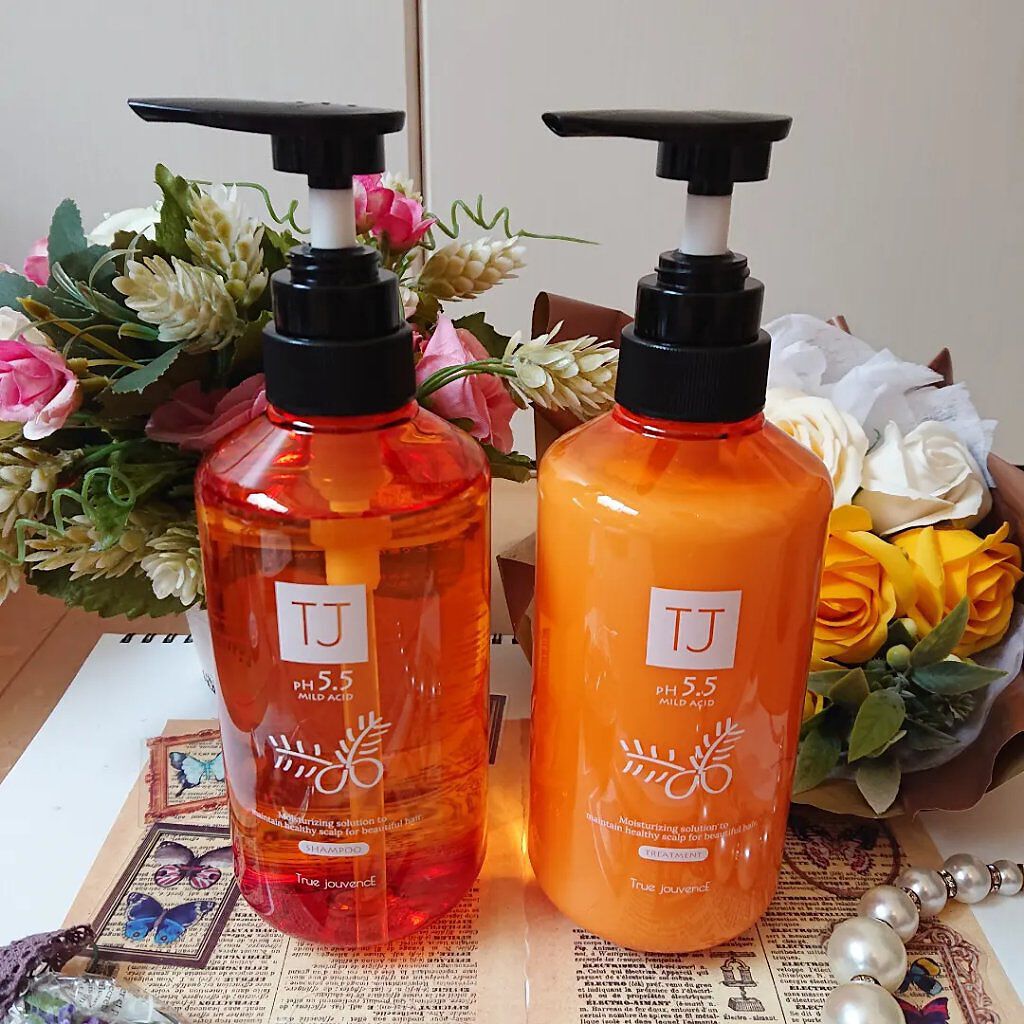 TJ pH5.5 シャンプー＆トリートメント/True jouvencE/市販シャンプーを使ったクチコミ（1枚目）