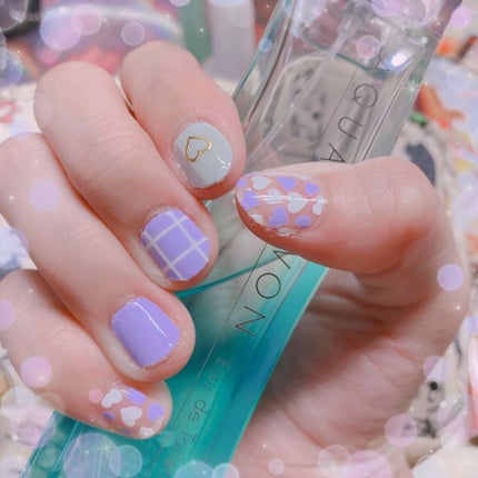 ネイルシール/Qoo10/ネイルシールを使ったクチコミ(4枚目)