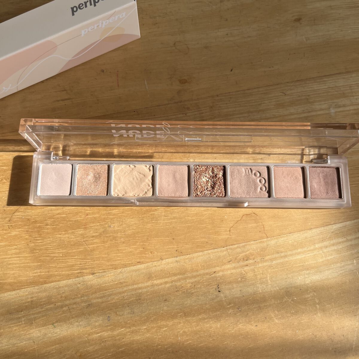 オール テイク ムード パレット(24AD) 【旧】07 NUDE FLEXXXXX/PERIPERA/アイシャドウパレットを使ったクチコミ（3枚目）