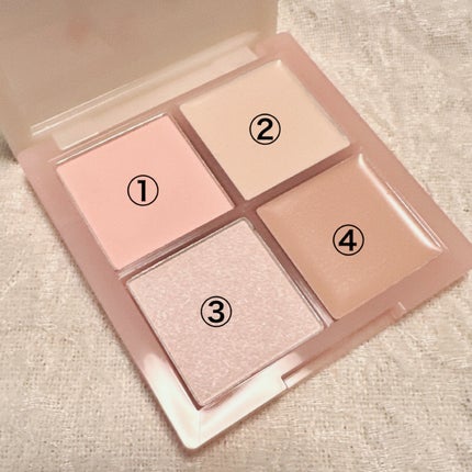 レイヤリングフェイスパレット 02 チアリーピンク/#CLOSET/パレットコンシーラーの画像