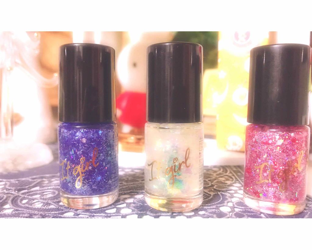 ITGグリッターネイル/DAISO/マニキュアを使ったクチコミ(1枚目)