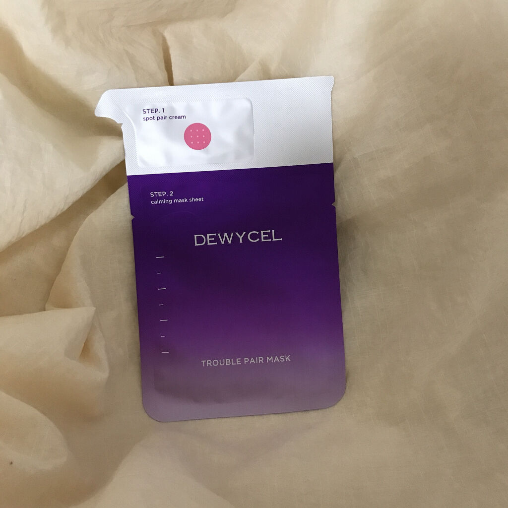 トラブルペアーマスク/DEWYCEL/シートマスク・パックを使ったクチコミ（2枚目）