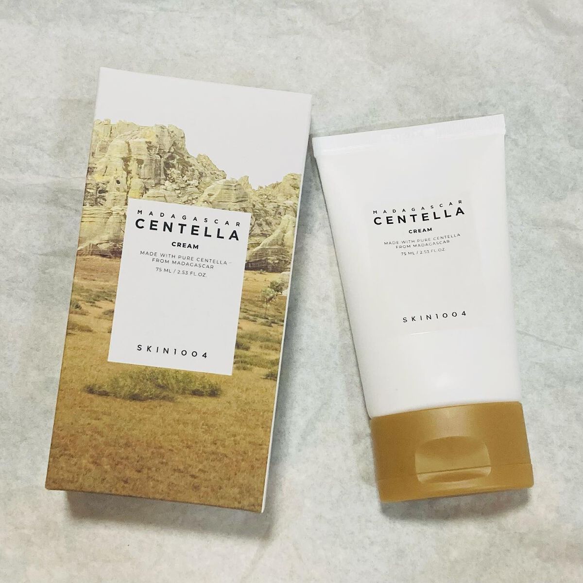 センテラ スージングクリーム/SKIN1004/フェイスクリームを使ったクチコミ(4枚目)