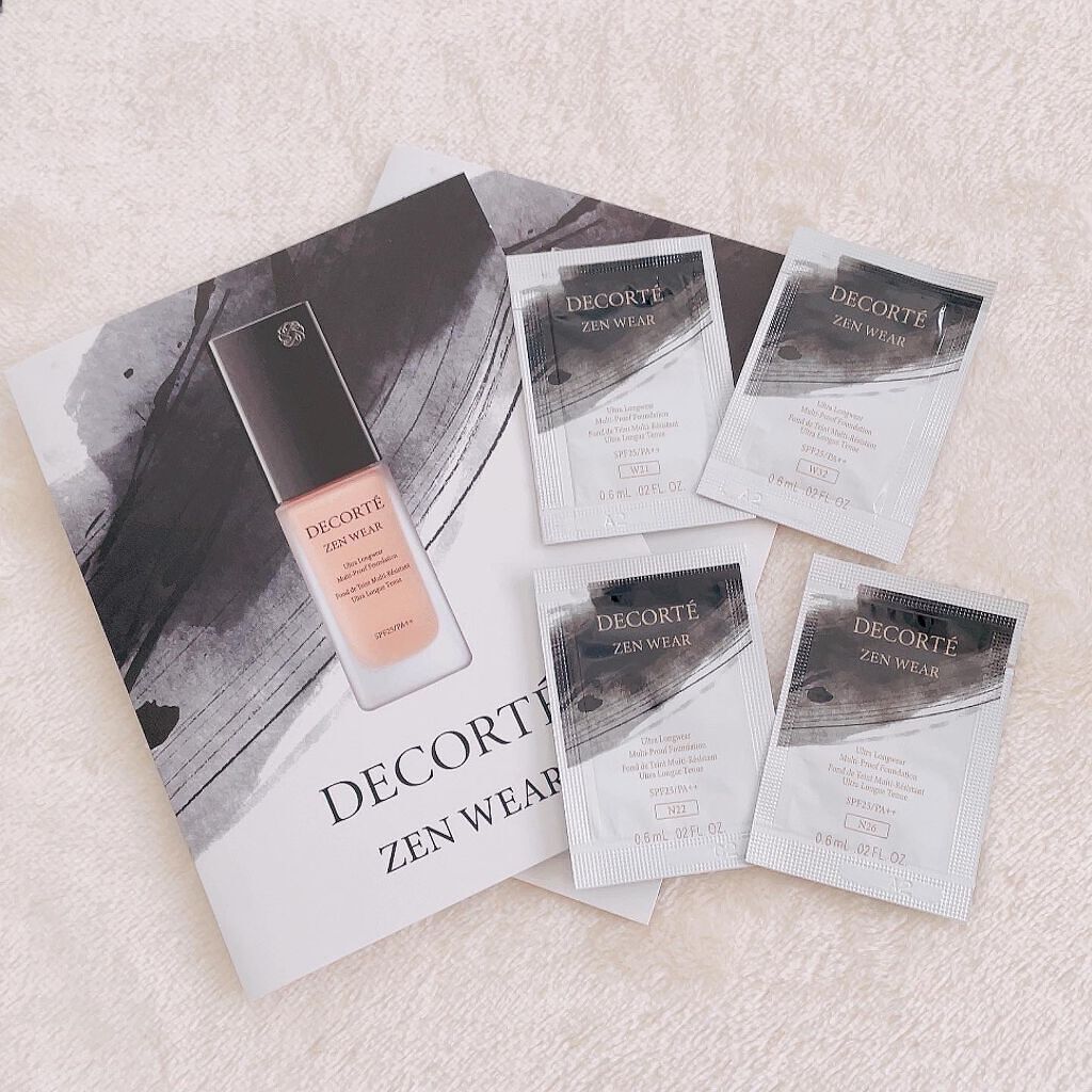 ゼン ウェア フルイド W32/DECORTÉ/リキッドファンデーションを使ったクチコミ（1枚目）