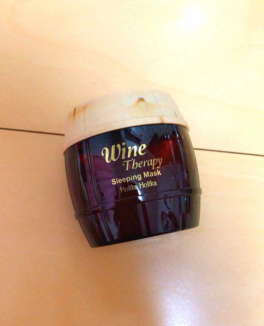 ワインテラピー スリーピングマスクパック/HOLIKA HOLIKA/洗い流すパック・マスクを使ったクチコミ（1枚目）