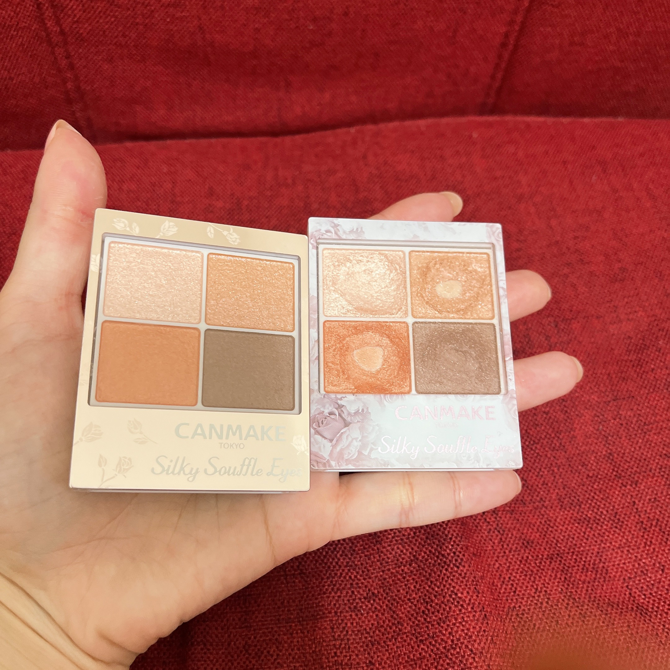 シルキースフレアイズ/キャンメイク/アイシャドウパレットを使ったクチコミ（2枚目）