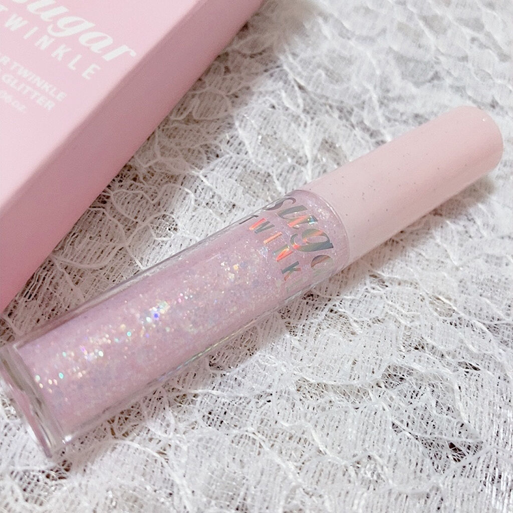 シュガー トゥインクル リキッド グリッター/PERIPERA/グリッターを使ったクチコミ（2枚目）