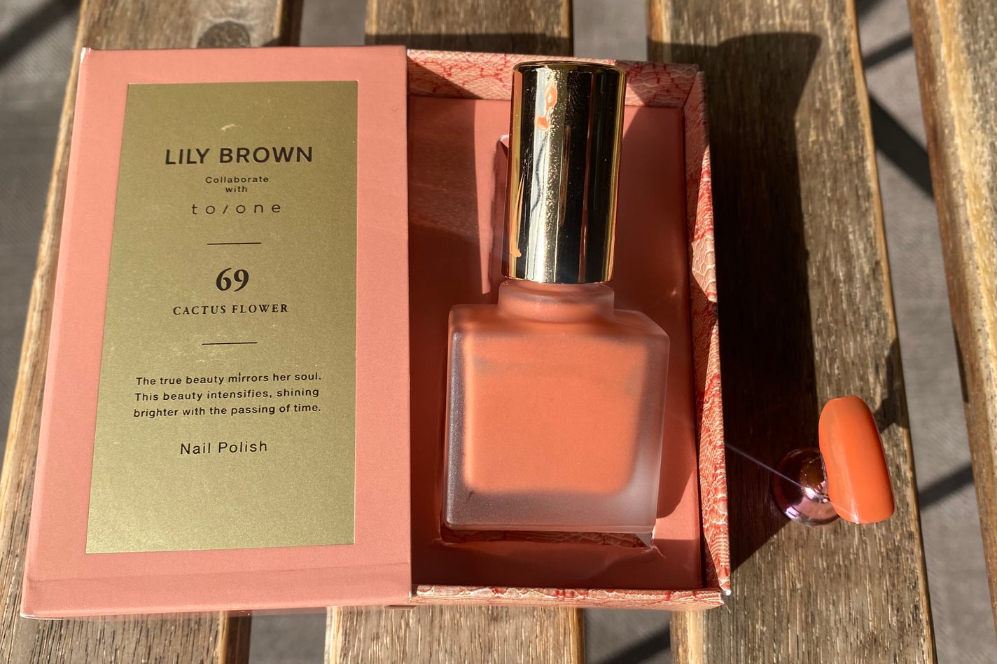 LILY BROWN×to/one ネイルポリッシュ/to/one/マニキュアを使ったクチコミ(2枚目)