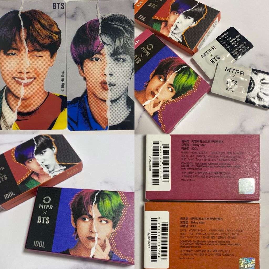 BTS DNA & IDOL Lens-1MONTH/MTPR/1ヶ月(1MONTH)カラコンを使ったクチコミ(3枚目)