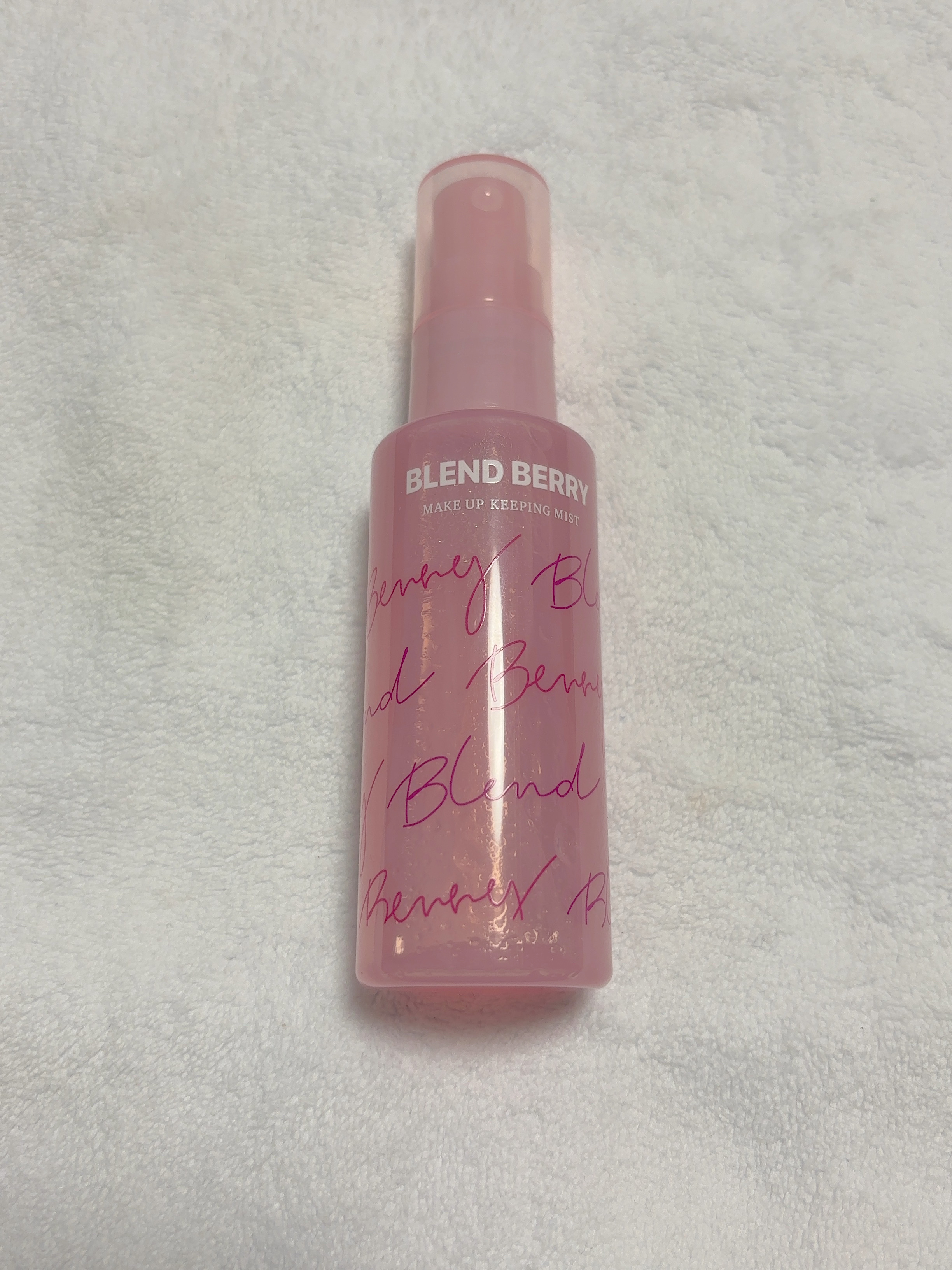 メイクアップ キーピング ミスト/BLEND BERRY/フィックスミストを使ったクチコミ（2枚目）