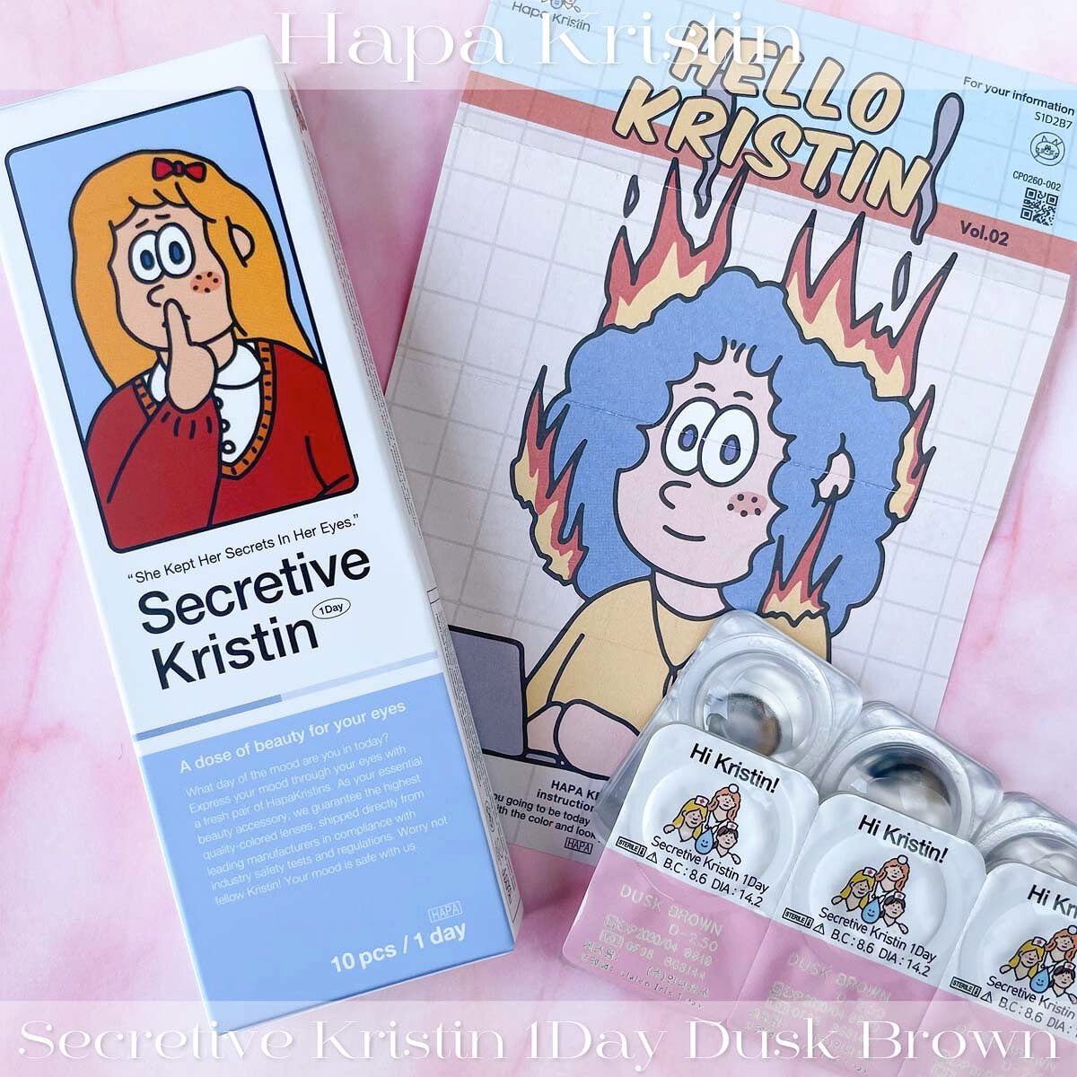 Secretive Kristen 1day/Hapa kristin/ワンデー(1DAY)カラコンを使ったクチコミ(5枚目)