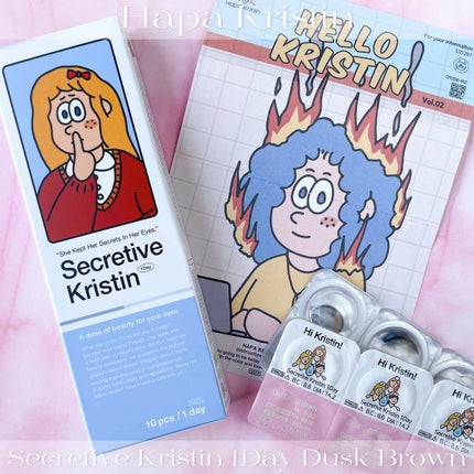 Secretive Kristen 1day/Hapa kristin/ワンデー(1DAY)カラコンを使ったクチコミ(5枚目)