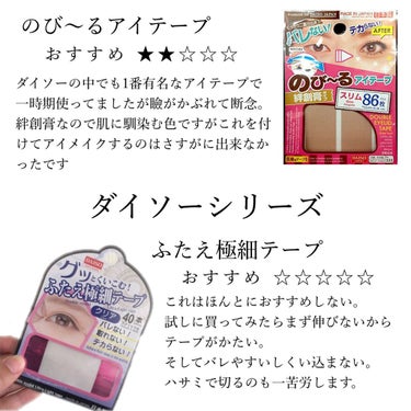 アイテープ（絆創膏タイプ、レギュラー、７０枚）/DAISO/二重まぶた用アイテムを使ったクチコミ（3枚目）