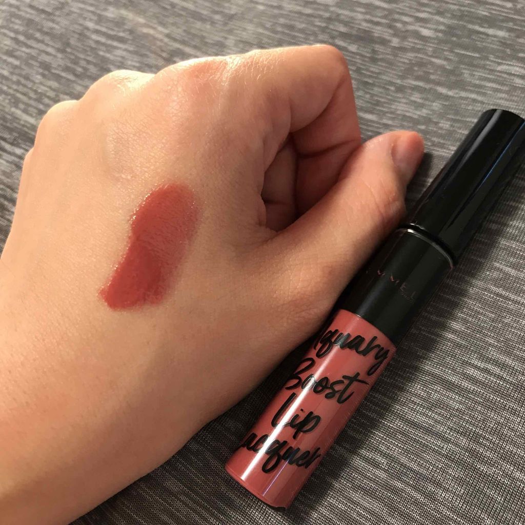 アクアリィ ブースト リップラッカー/リンメル ロンドン/リップグロスを使ったクチコミ（2枚目）