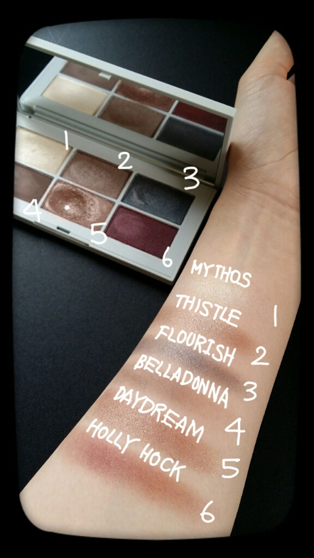 フルールファータル アイシャドーパレット /NARS/アイシャドウパレットを使ったクチコミ(2枚目)