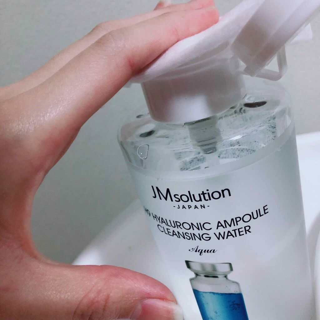 JMsolution ヒアルロニック アンプルクレンジングウォーターのクチコミ「こんばんは！

Shizumotoです🥰

今日はコスパ最強すぎて滅茶苦茶優れ物のメイク落とし.....」（3枚目）