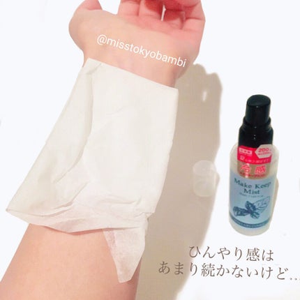 日本製クールメイクキープミストD/DAISO/その他化粧小物を使ったクチコミ(3枚目)