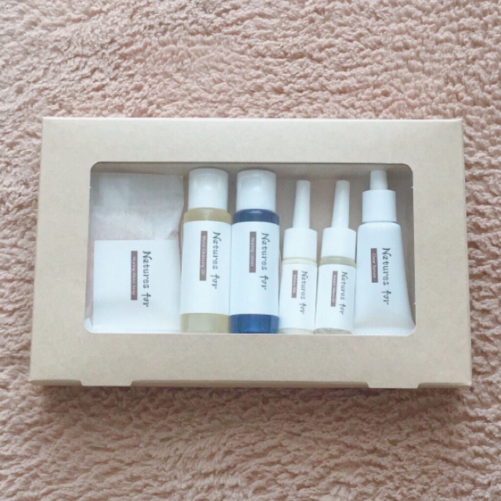 スキンケア1ウィークセット/Natures for/スキンケアキットを使ったクチコミ(2枚目)