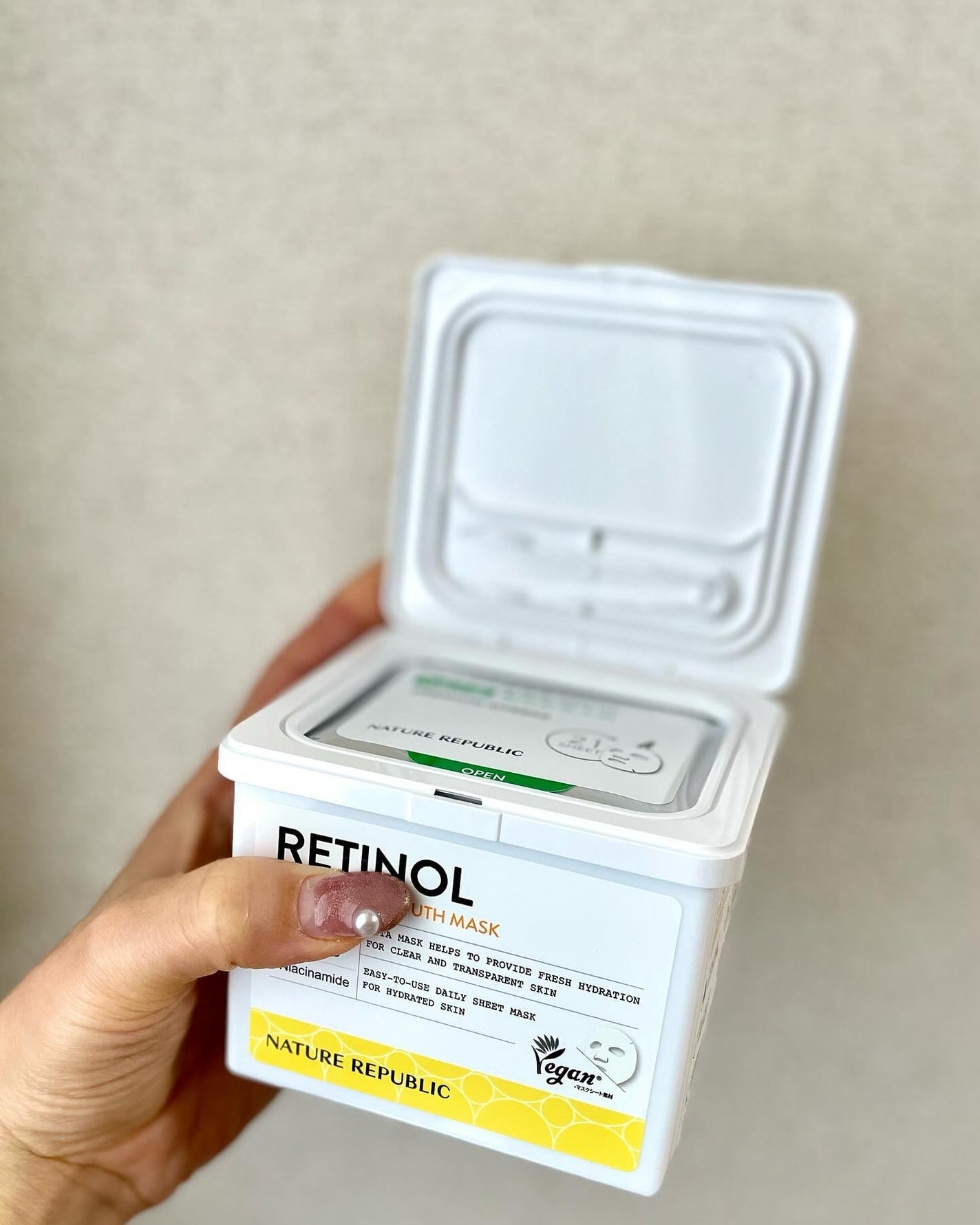 キューブマスク レチノール/ネイチャーリパブリック/シートマスク・パックを使ったクチコミ(2枚目)