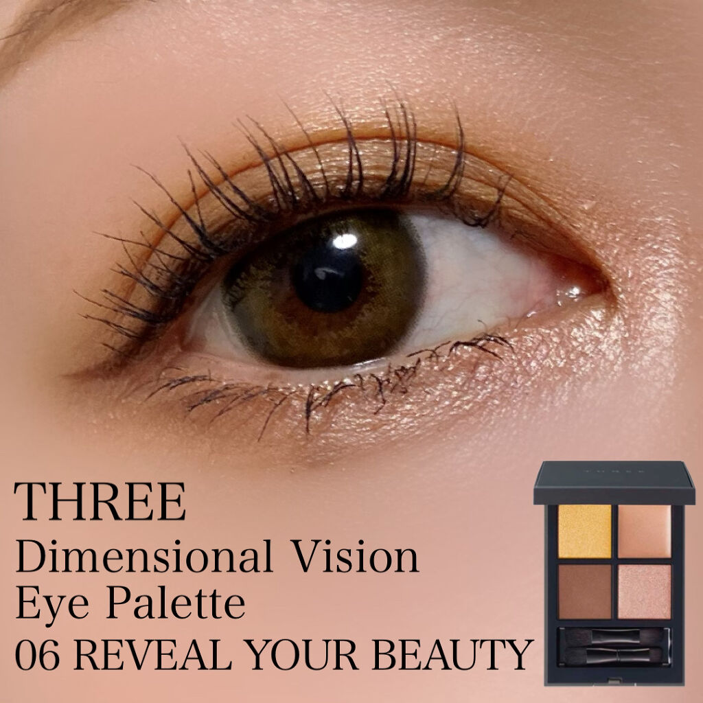 ディメンショナルビジョンアイパレット/THREE/アイシャドウパレットを使ったクチコミ（1枚目）