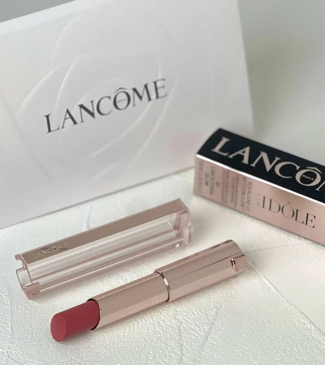 イドル リップ バターグロウ/LANCOME/口紅を使ったクチコミ(2枚目)